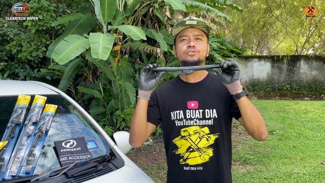 HELLA CLEANTECH WIPER | Hujan pon takde hal kalau ada wiper bagus macam ni..!! смотреть онлайн