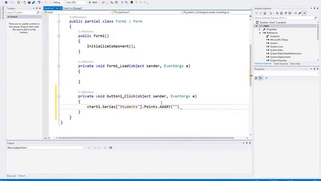 C# Charts Graphs Visual Studio смотреть онлайн