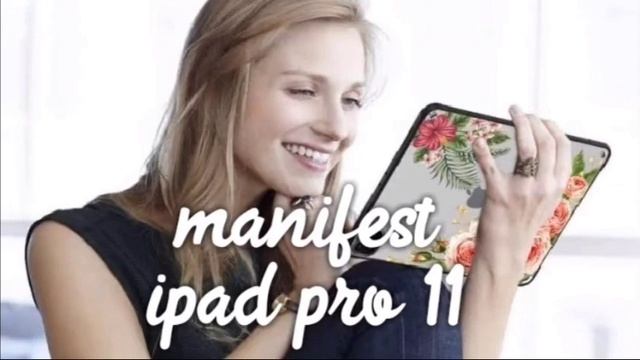 [Rain version]🌈 Manifest ipad Pro 11 + Apple Pencil ❤️ Subliminal смотреть онлайн
