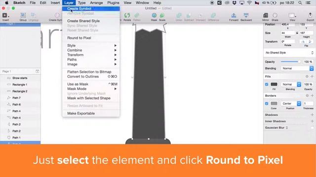 Avocode Tips & Tricks - Sketch - Round to Pixel смотреть онлайн