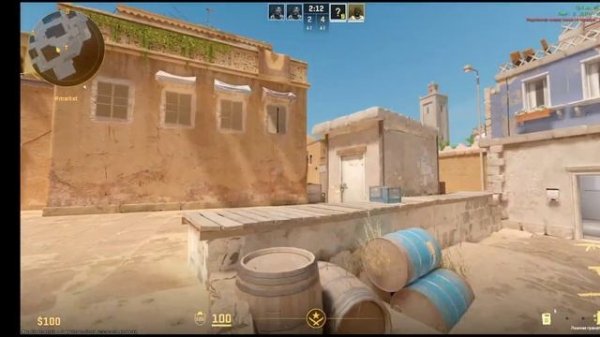 Играем в CS2 на карте remake sandstone
