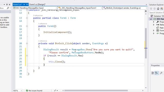 C#/Xamarin Cohort 03C - Handling MessageBox Input смотреть онлайн