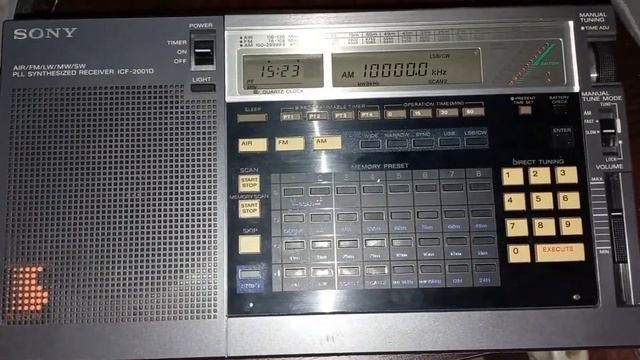 Time signal 10000 khz Sony-icf 2001 D смотреть онлайн