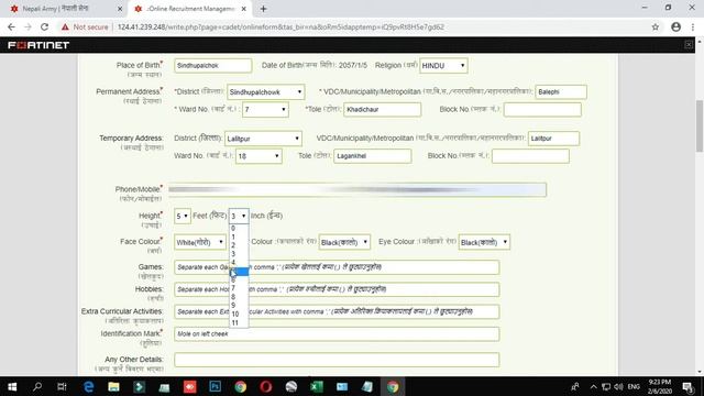 How to apply Nepal army form?//Nepal army officer online apply method //अधिकृत फारम भर्ने तरीका смотреть онлайн