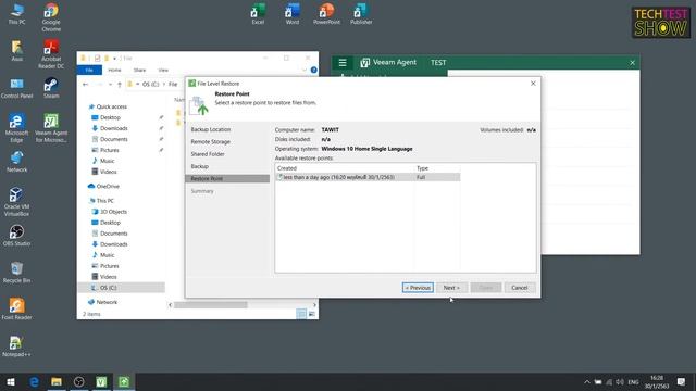 สำรองข้อมูลด้วย Veeam Agent | Backup & Restore Data with Veeam Agent смотреть онлайн