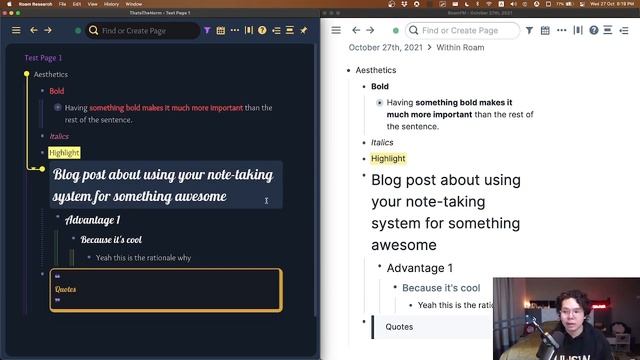 Exploring Aesthetics in Roam and Digital Note-taking смотреть онлайн