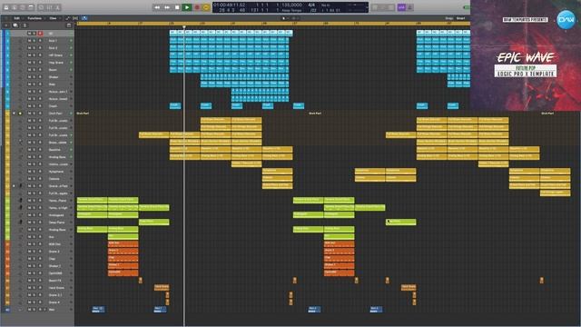 Future Pop Logic Pro X Template Epic Wave смотреть онлайн