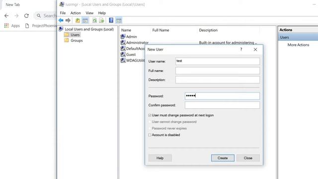 Create new local user account and grant admin permission (window 10) смотреть онлайн