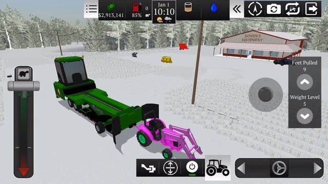 TESTANDO A FORÇA DO MINI TRATOR | FARMING USA 2 ANDROID | SAN TUB смотреть онлайн
