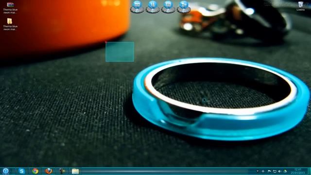 tema blue neon win 7 LHT смотреть онлайн