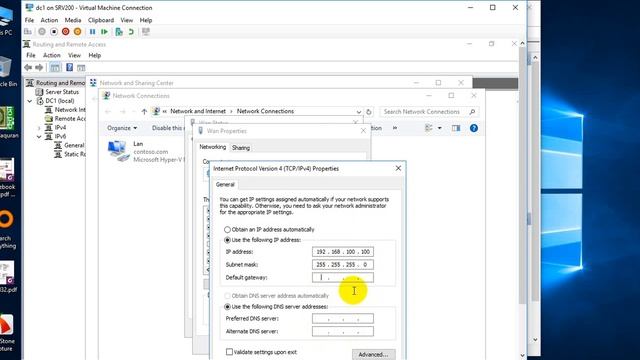 windows basic LAN Routing смотреть онлайн