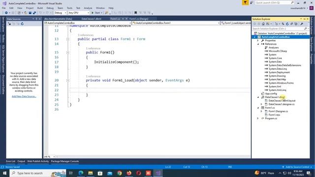 AutoComplete ComboBox C# with SQL using Linq Query | ProgrammingGeek смотреть онлайн