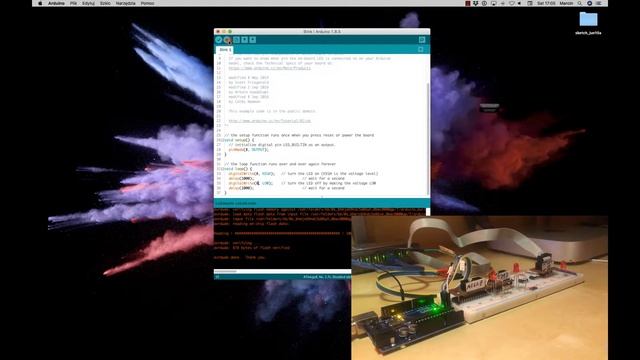 Arduino UNO as programmer AVR on macOS смотреть онлайн