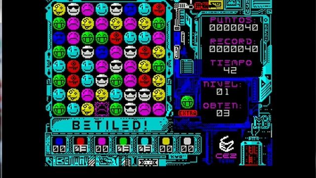 BeTiled - ZX Spectrum - emulador ZesarUX 3.1 - testeado en Windows 7 x64 смотреть онлайн