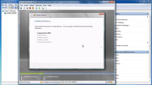 Step 5 Building your SBS 2008 VM смотреть онлайн