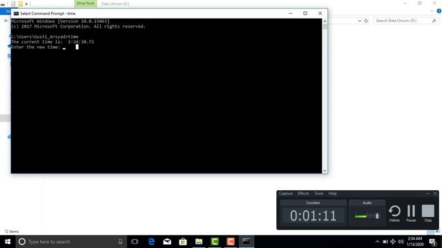 How to change of time in our PC using of the CMD on Windows 10 смотреть онлайн