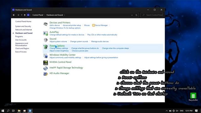 Disable fast startup on windows 8-10 [Free video] смотреть онлайн
