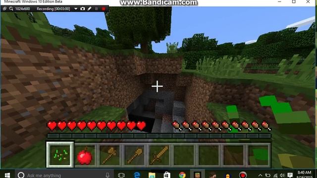 Minecraft Windows 10 - Trying out Minecraft Win 10 смотреть онлайн
