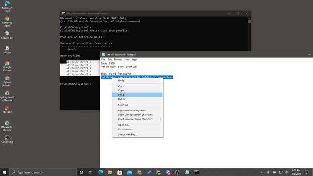 Show Wi-Fi Password | Windows using CMD смотреть онлайн