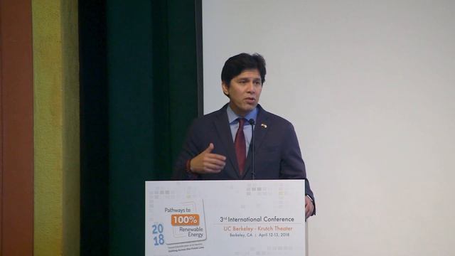 Keynote: Kevin de León @ 2018 Pathways to 100% Renewable Energy смотреть онлайн