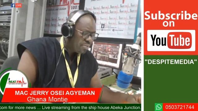 GHANA MONTIE with MAC-JERRY OSEI AGYEMAN on NEAT 100.9 FM (18/06/20) смотреть онлайн
