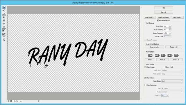 Photoshop Tutorial - Rainy Text How To Write On A Foggy, Rainy Window Pane смотреть онлайн