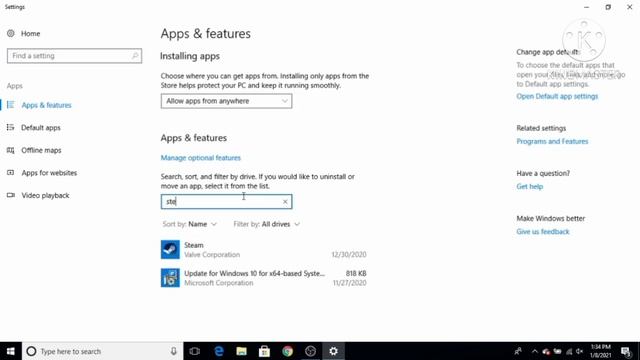 How To Uninstall Apps On windows 10 | Uninstall programs in windows 10 смотреть онлайн