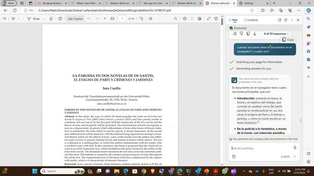 Copilot Windows 11 - Edge Sidebar - Access PDF Content смотреть онлайн
