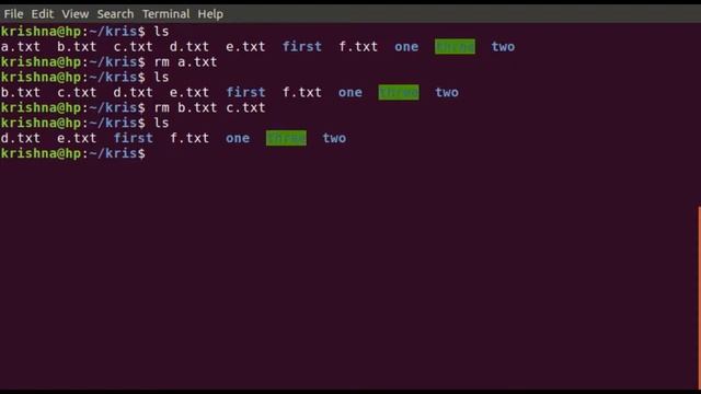rm command - Linux смотреть онлайн