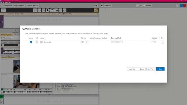 DOTE - How to import audiovisual data into a project (TOP TIPS - 11) смотреть онлайн