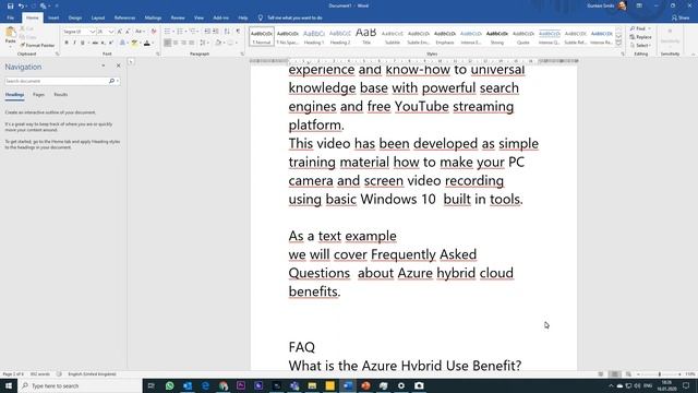 Recording webinar materials with Windows 10 tools смотреть онлайн