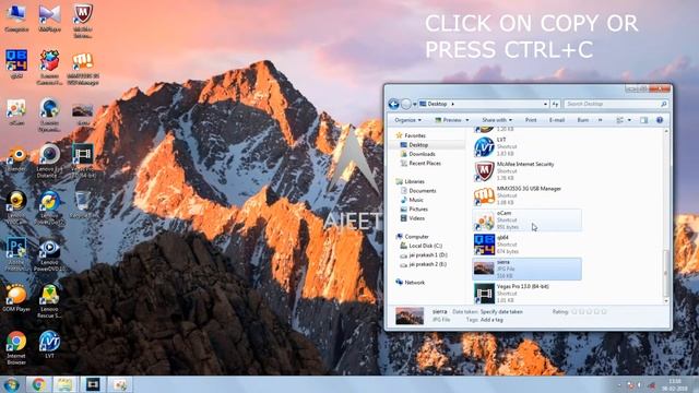 How to copy files in Windows 7 смотреть онлайн