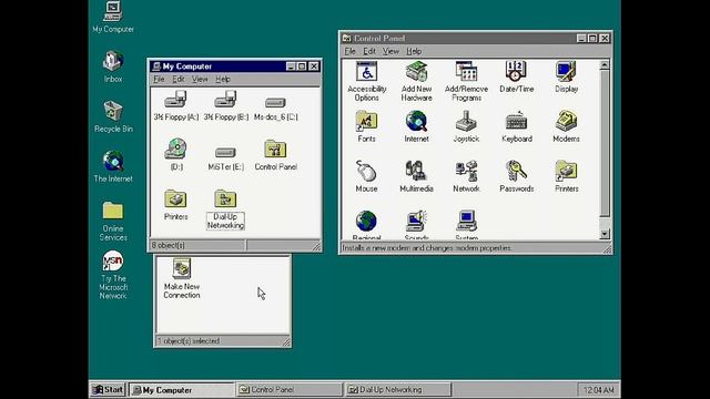 Windows 95 MiSTer Modem смотреть онлайн