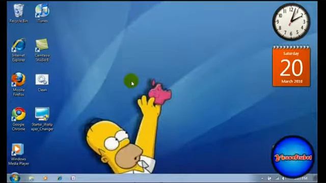How to change Windows 7 Starter Wallpaper смотреть онлайн