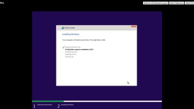 WDS Installing Windows Server 2016 смотреть онлайн