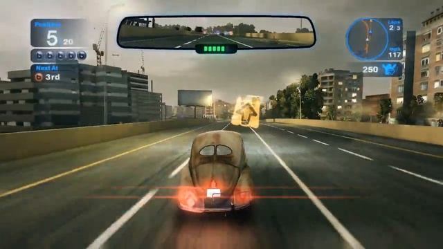 VW Beetle Rat race at Barcelona Oval City Breach, blur PC Game смотреть онлайн