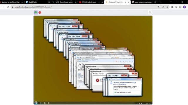 WINDOWS 7 CRAZY ERROR IN SCRATCH смотреть онлайн