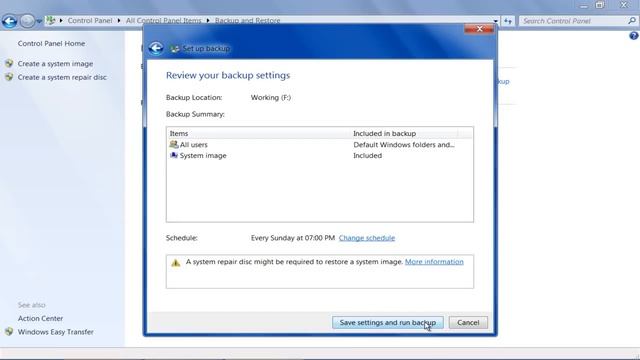 How to Schedule Backup in Windows 7 смотреть онлайн