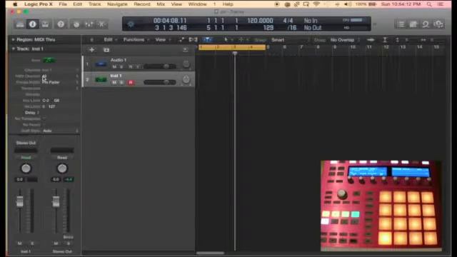 Maschine 2 as a Midi Controller in Logic Pro X смотреть онлайн