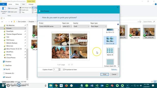Using Windows Photos app to Print Multiple Pictures смотреть онлайн