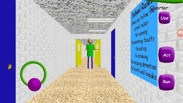Bag in game Baldi's basics in education and learning (Android) смотреть онлайн