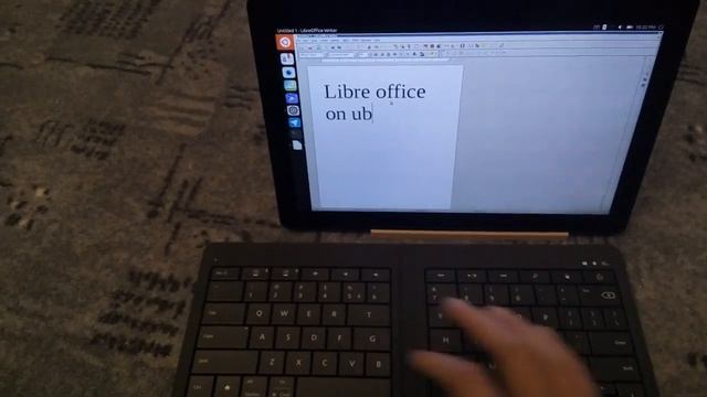 Ubuntu Tablet - quick test LibreOffice смотреть онлайн