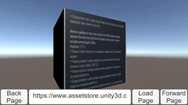 Mobile Web View for Unity Engine (iOS platform - Unity 3D Object) смотреть онлайн