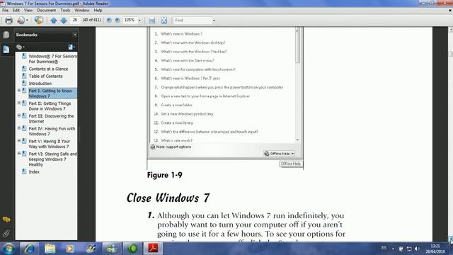 Windows 7 Course Lesson 17 Reading a book смотреть онлайн