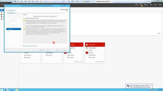 Deploying Active Directory Domain Services - Windows Server 2012 R2 - Quick Steps смотреть онлайн