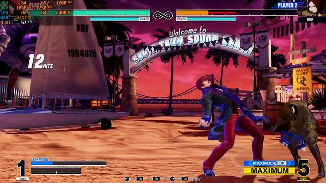 KOF XV MAX MODE + MAXIMUM 5 #2 (Ultra Setting) смотреть онлайн