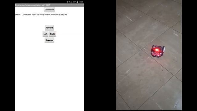 control a MaQueen Robot using bluetooth on an Android mobile device смотреть онлайн