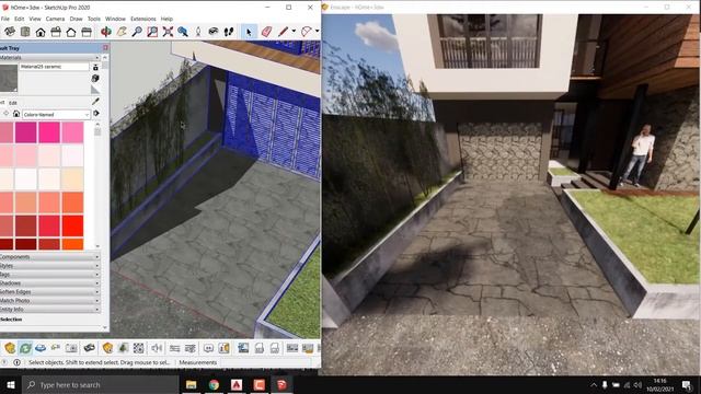 Belajar Render File Sketchup Menggunakan ENSCAPE 2 4 Part 1 смотреть онлайн