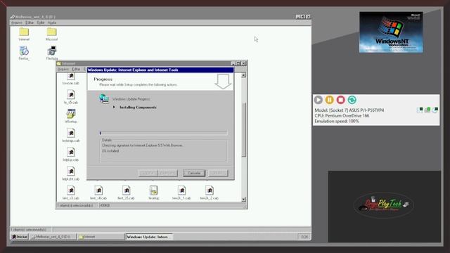 Fazendo instalação do Service Pack 6 no Windows NT 4.0 смотреть онлайн