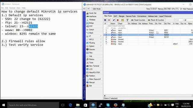 Mikrotik firewall rules - mikrotik chain - mikrotik ip service list смотреть онлайн